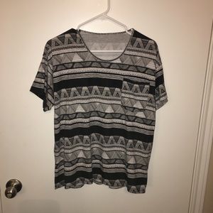 sale American apparel tribal pocket Tee
